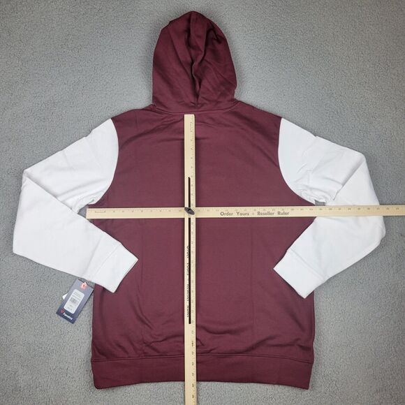 Fanatics Texas A&M Aggies Mens Large Sweatshirt Maroon White Extra Point Hoodie - Picture 10 of 12